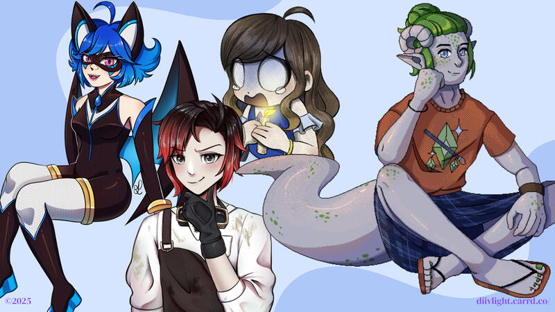 Twitch emotes commission showcase